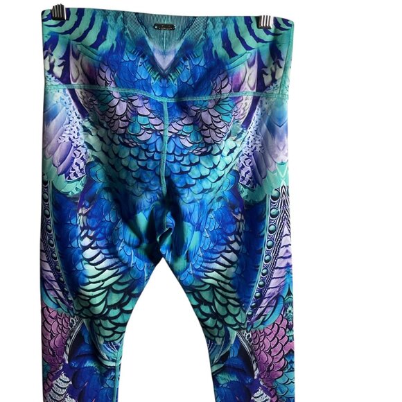 NWT $269 Camilla Moonlight Activewear Leggings Pants S Blue Purple - Picture 5 of 7